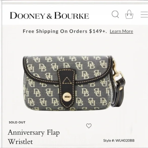 Dooney & Bourke Fabric Wristlet. - Picture 10 of 11